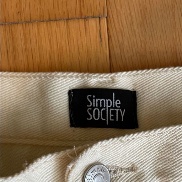 Trendy Cream Women's Cropped Pants - Picture 5 of 9